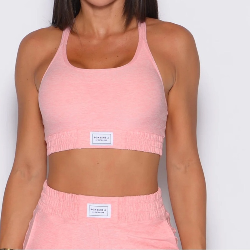 Bombshell Sportswear Cloud Lounge Pink Bra